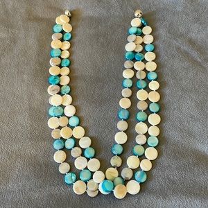 Sand And Sea Mother-Of-Pearl Necklace from Petalura